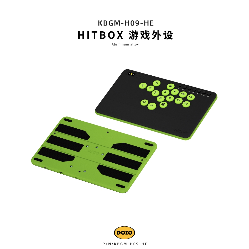 DOIO KBGM-H09 HE HITBOX Aluminum A4 Portable Gaming Keyboard
