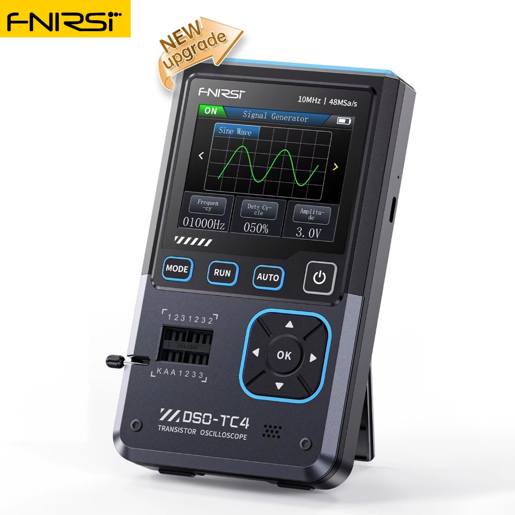 FNIRSI DSO-TC4 Upgrade 3 in 1 Digital Oscilloscope 10MHz 48Ms/s ...
