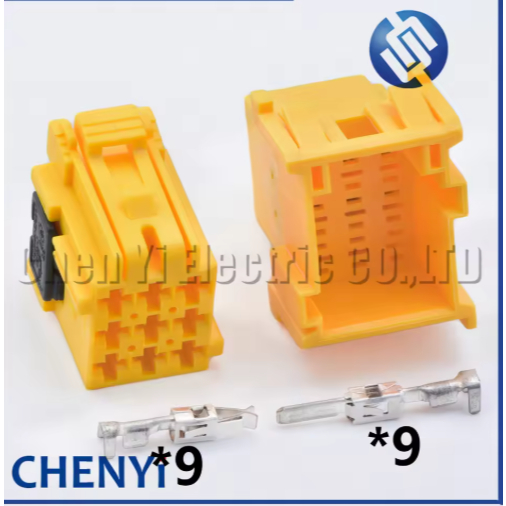9 Pin/way Auto power amplifier Connector Car Audio Amplifier Plug ...