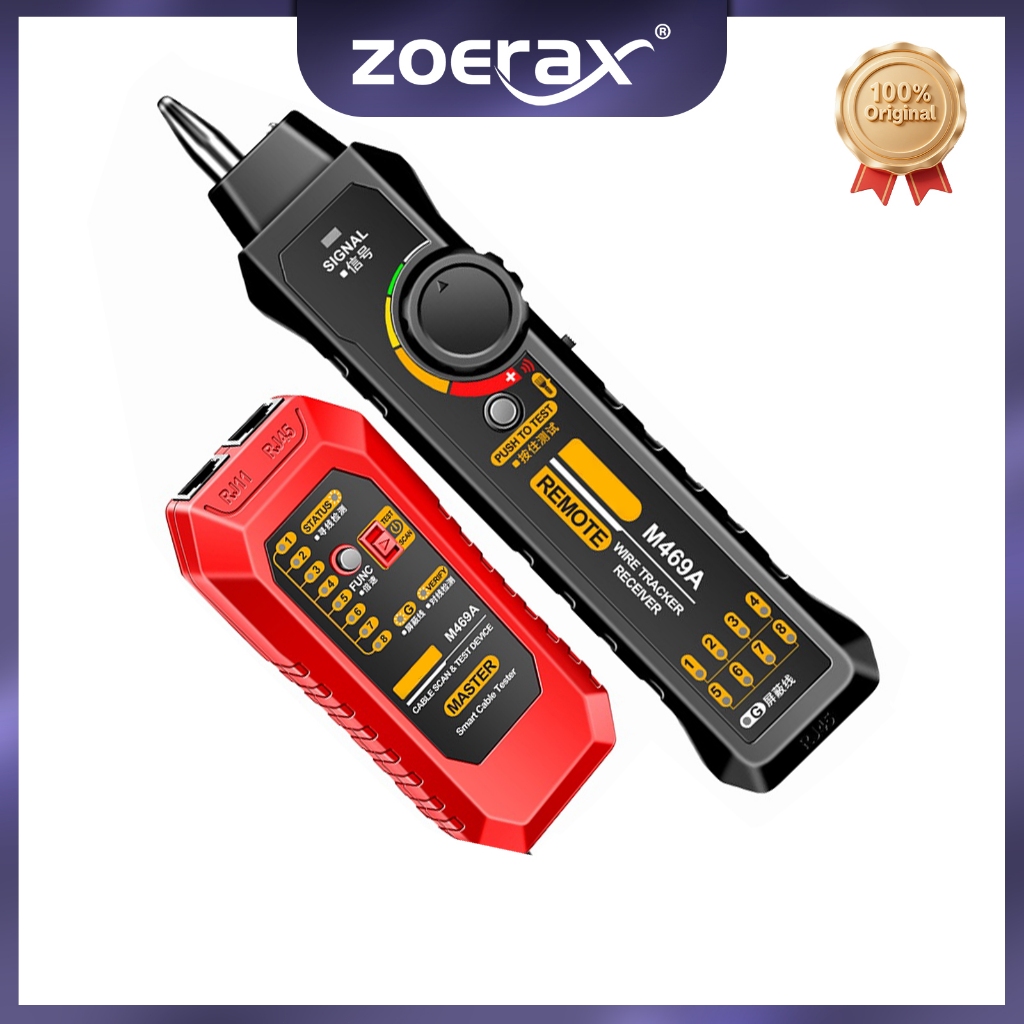 ZoeRax Smart Network Cable Tester RJ45 RJ11 LAN Cable Tester Finder ...