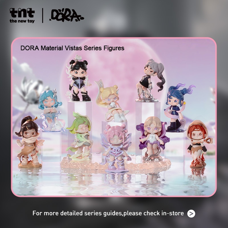 TNTSPACE DORA Material Vistas Series Blind Box Figure Birthday