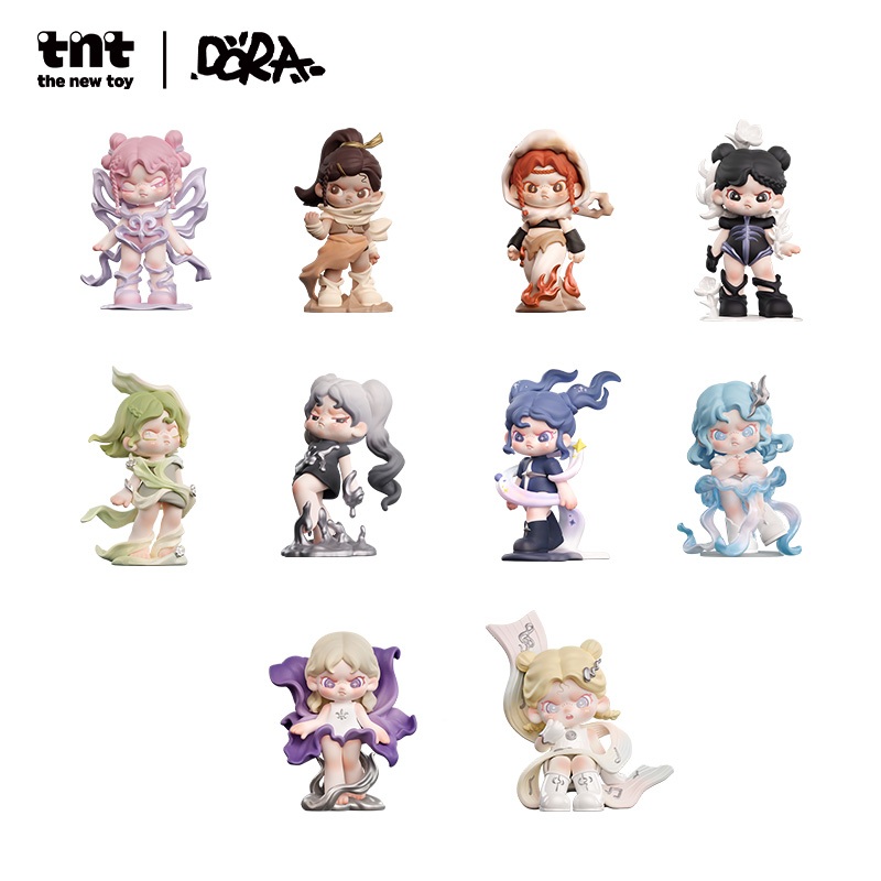 TNTSPACE DORA Material Vistas Series Blind Box Figure Birthday