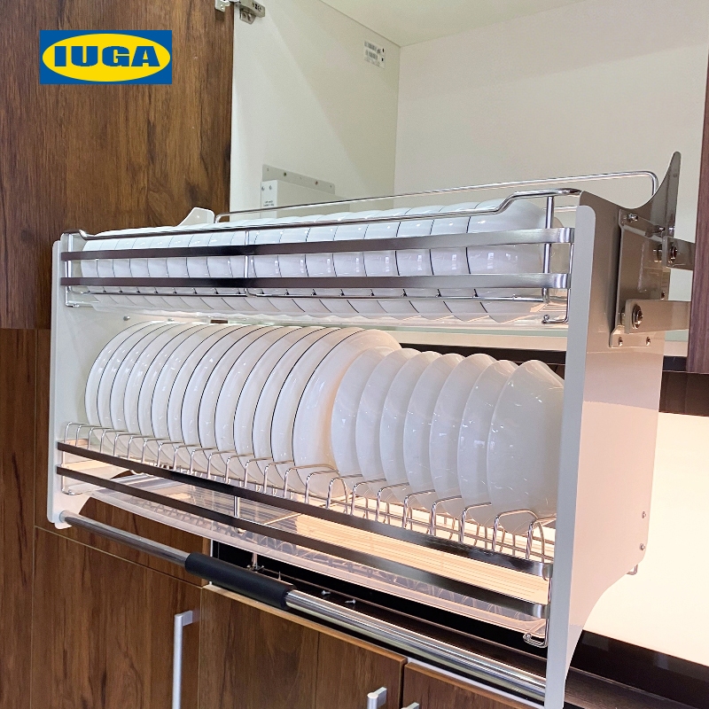 IUGA 600/700/800 Pull Down Dish Rack Pull Down Spice Rack Kitchen Pull ...