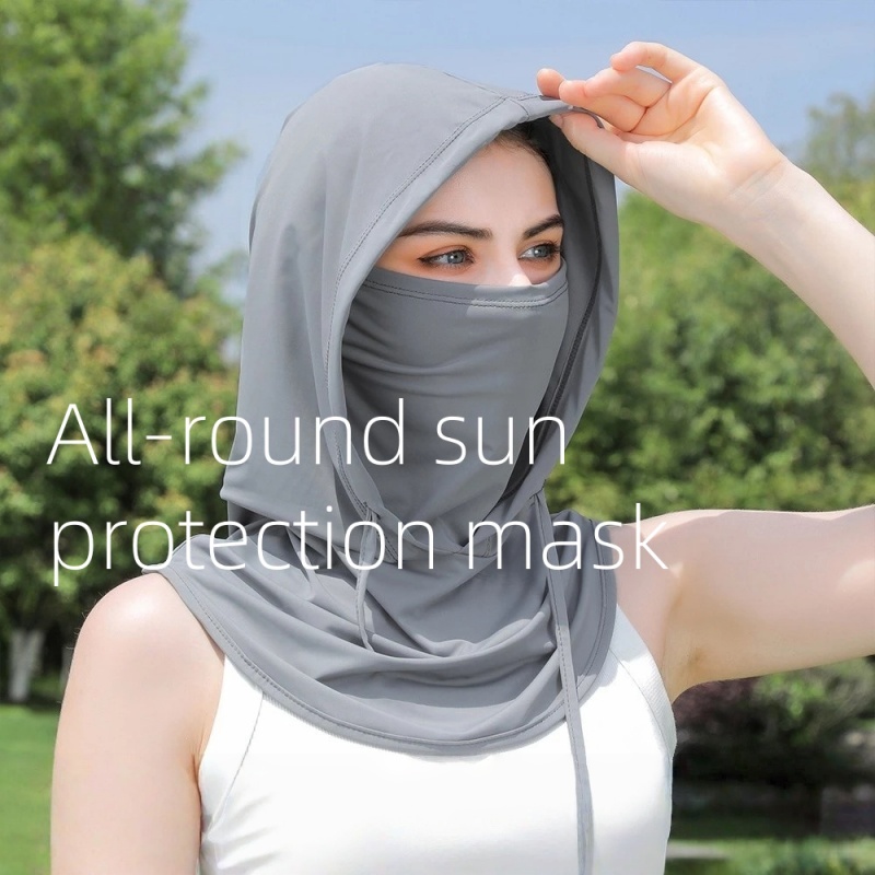 Sun Protective Anti UV Breathable Ice Silk Sunscreen Neck Gaiter For Outdoor Activities Motorcycle Bicycle Riding Or Sports Headband And Face Mask 1pc P 32109520