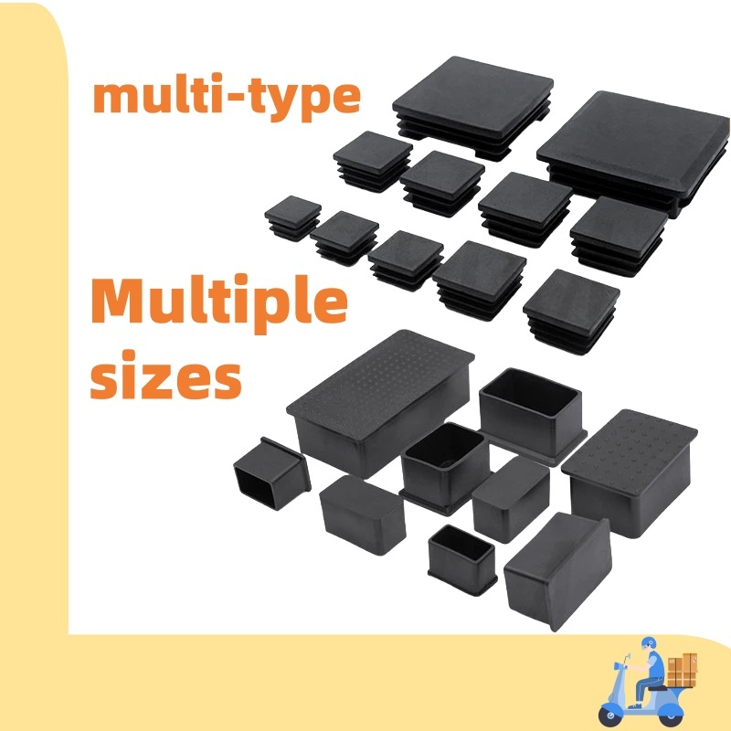 Multi size Furniture Rubber Foot Mat - Square and Rectangular Tube Anti ...