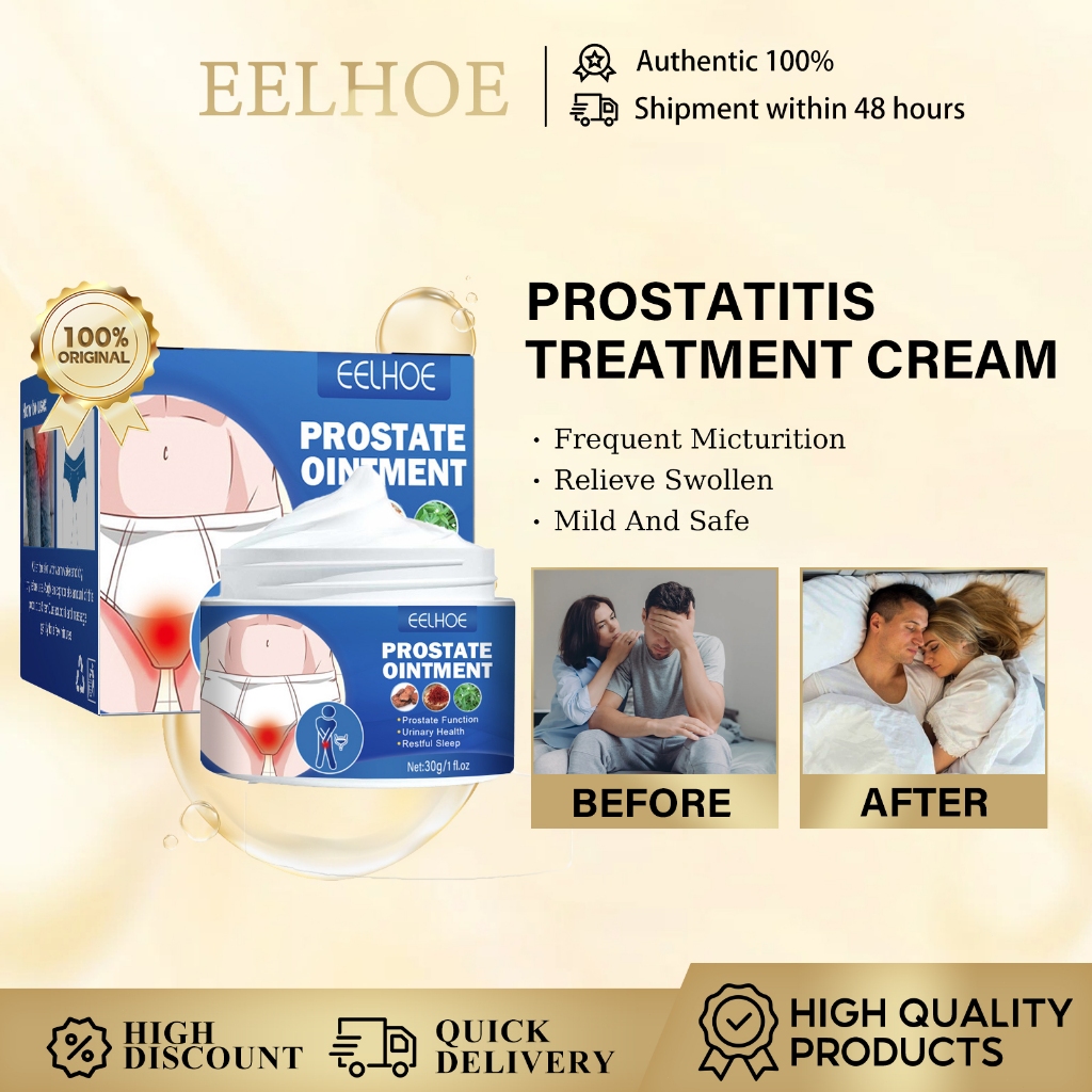 EELHOE Prostatitis Treatment Cream Prostate Cream Men's Prostate ...