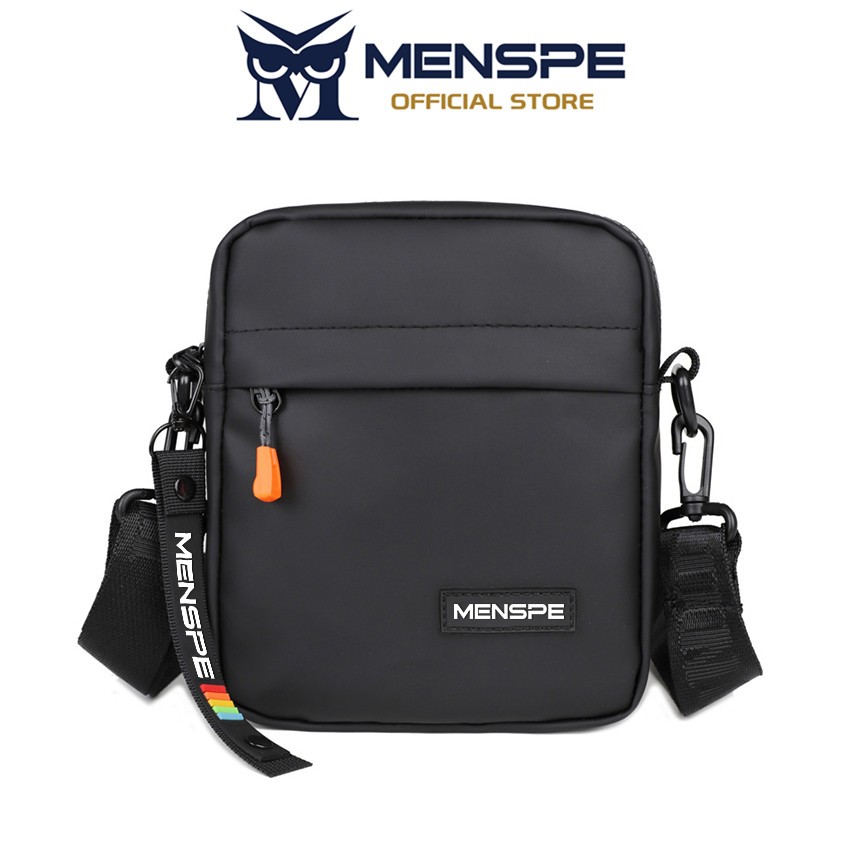 MENSPE Men’s Shoulder Bag Mini Cross Body Bag Casual Lightweight Messenger  Bag Large Capacity Waterproof Leisure Street Bag Travel Bag Outdoor Riding 