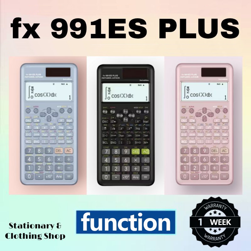 CSIO FX-991ES Plus Scientific Calculator 2nd Edition College Major ...