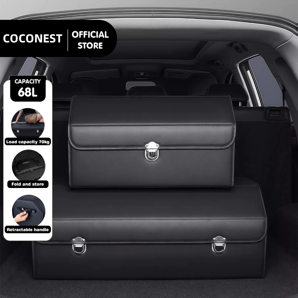 Car Trunk Storage Multipurpose Collapsible Organizer Car Trunk Boot ...