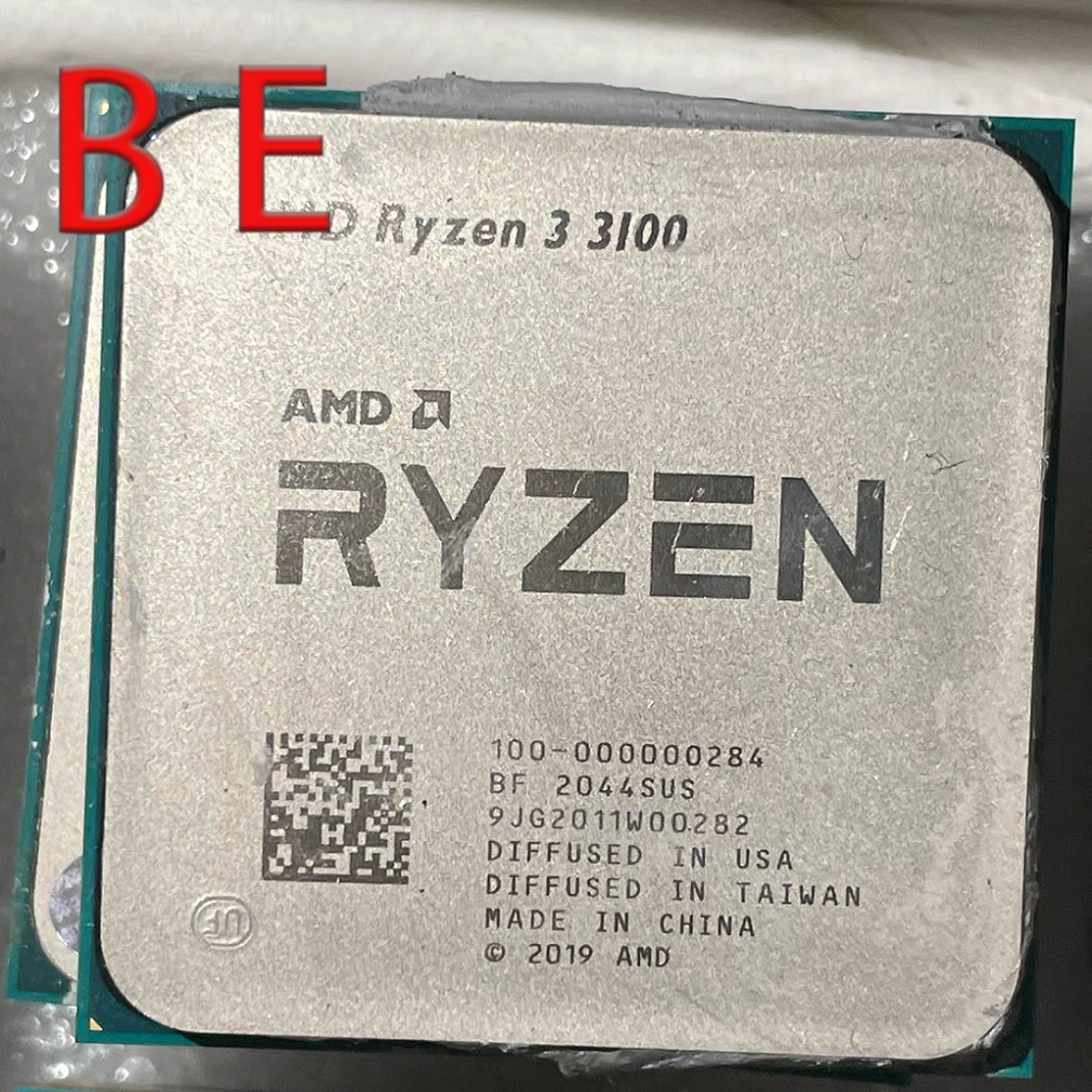 Ryzen 3 3100 AM4 CPU Processors R3 3100 Quad Core 3.6 GHz 65W Desktop ...