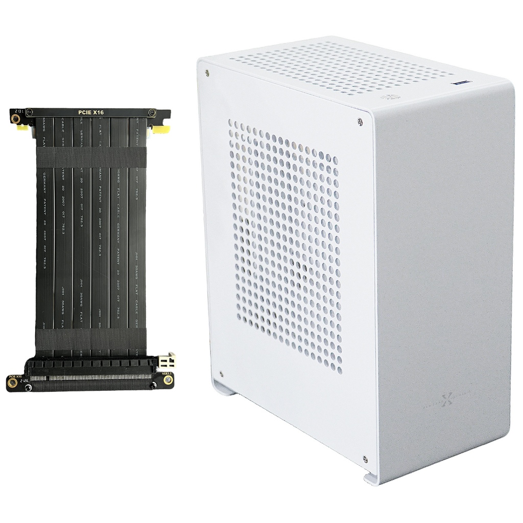 ZZAW A1P Mini ITX Case for PC Aluminum Desktop Chassis with A4 Size Bag ...