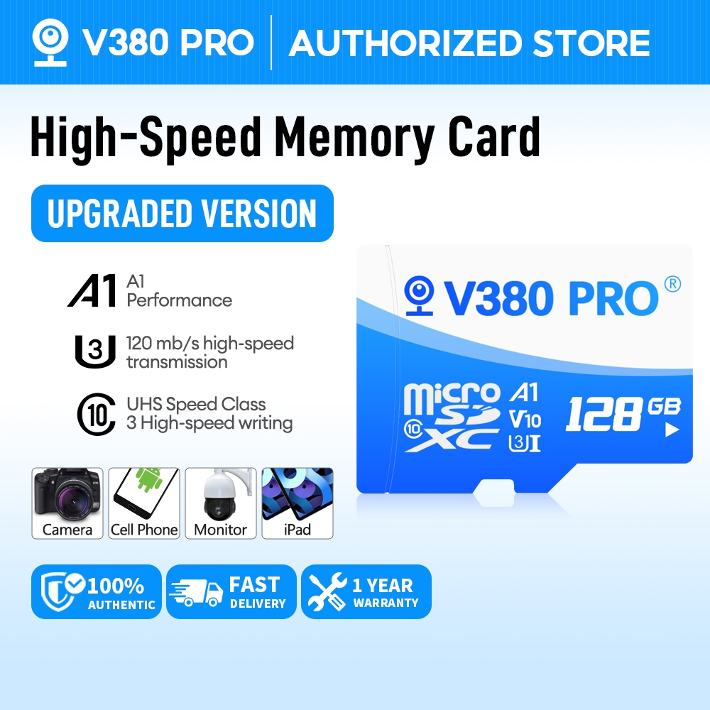 V380 PRO SD Card Micro SD Memory Card For CCTV Camera Dash Cam And ...