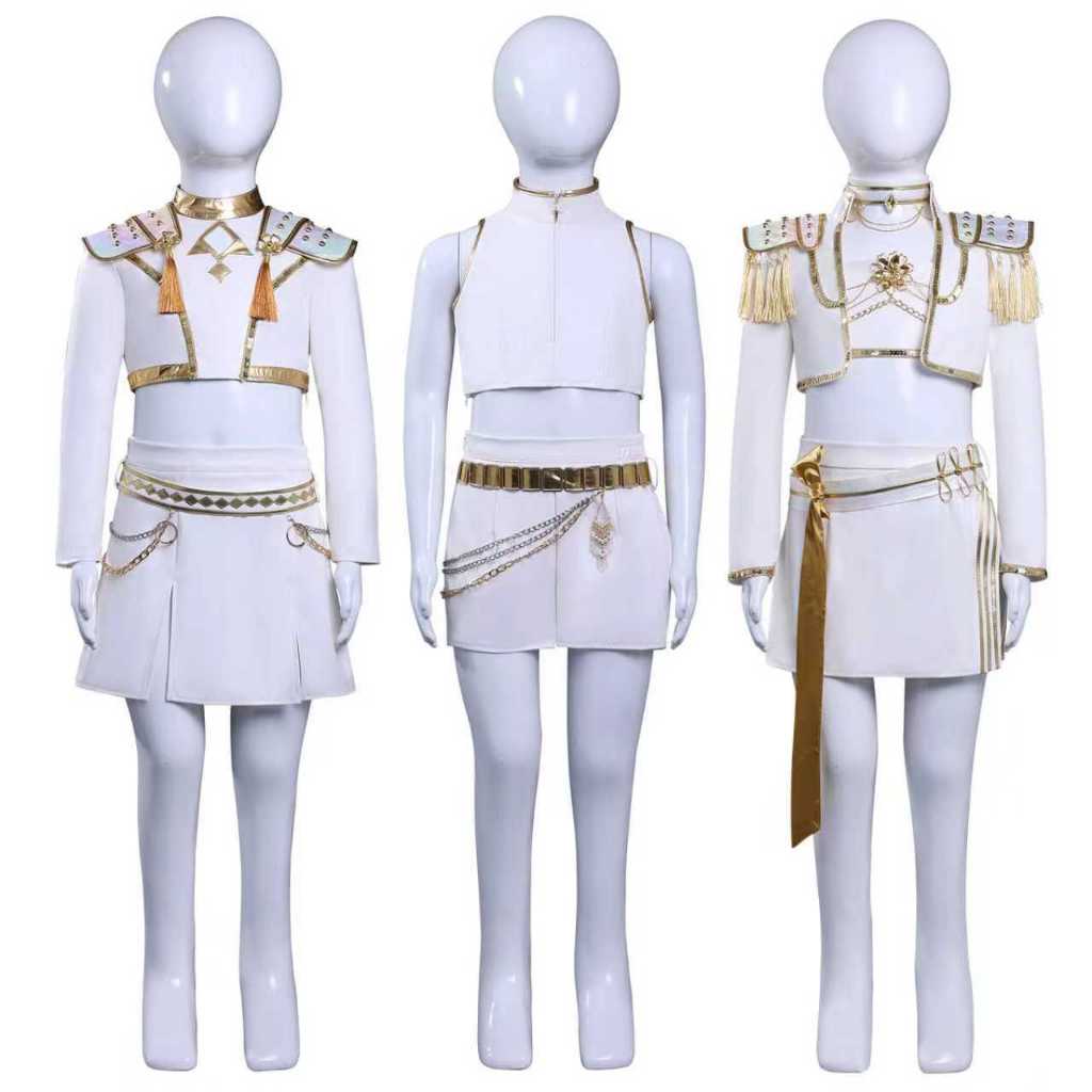 Kid's Cosplay Costumes White Version KPOP Demon Hunters Cosplay ...
