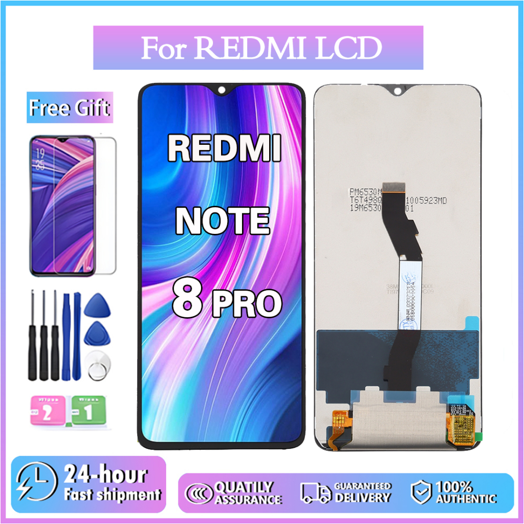 For REDMI NOTE 8 PRO LCD touch screen digitizer compatible glass ...