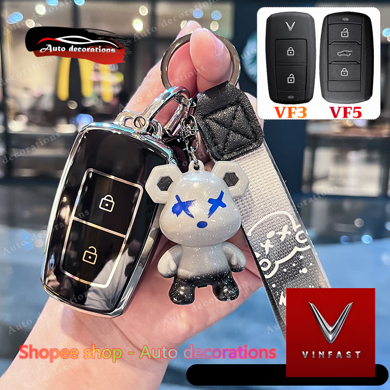 Vinfast VF3 key cover VF5 key case keychain Vinfast smart remote car ...