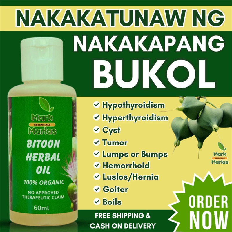 Buy 1 Take 1】Bitoon Herbal Oil Mark & Maria’s Essentials 60 ml ...