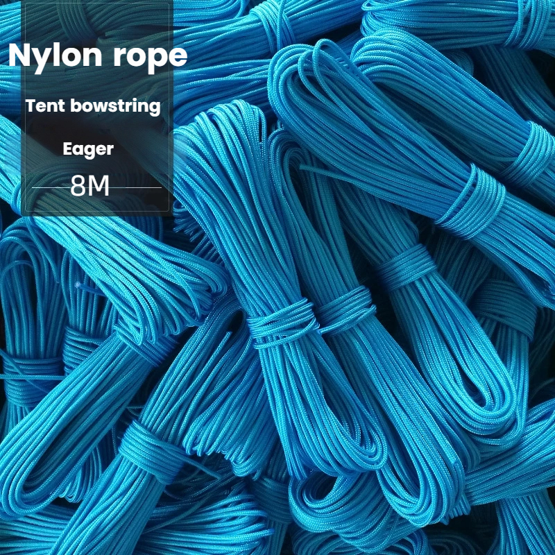 2mm nylon hollow core rope outdoor tent rope bow string rope hot cut ...