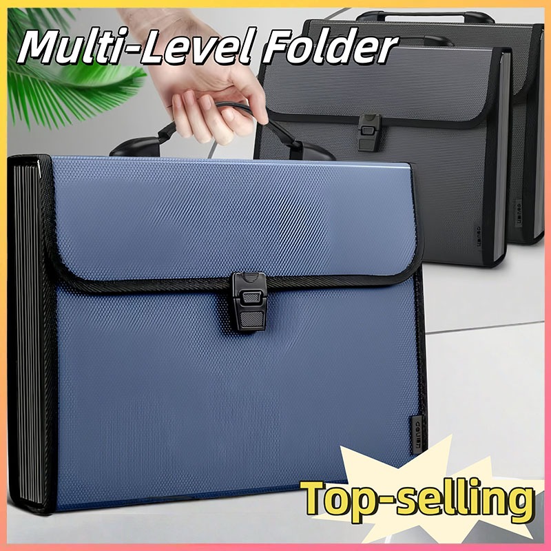 Long Expanding File Folder Organizer Document Organizer Portable Clear ...