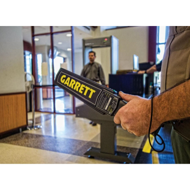 Rechargeable Handheld Metal Detector GARRETT High Sensitivity Airport ...