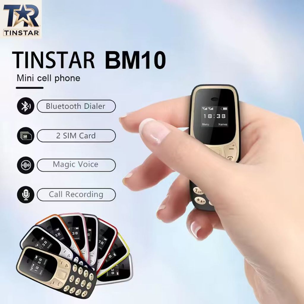 TINSTAR Small Mobile Phone Bluetooth Dialer Magic voice Low Radiation ...
