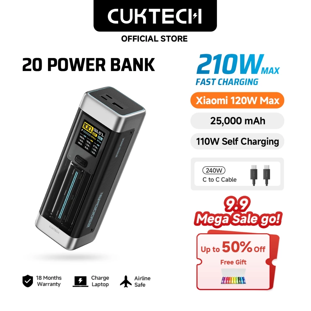 6. CUKTECH 25000mAh