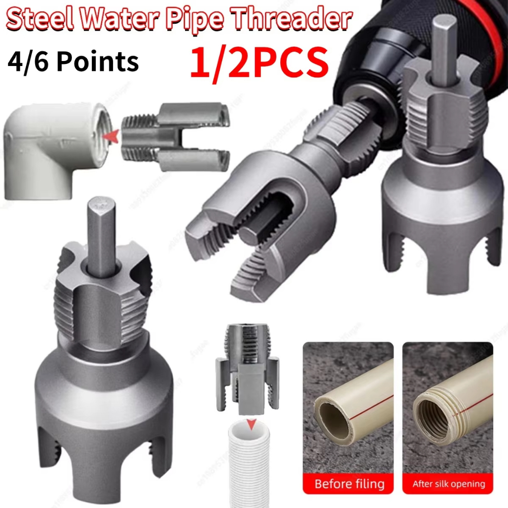 PPR/PVC Dual Threading Tool Hex Shank Die Internal External Threads for ...
