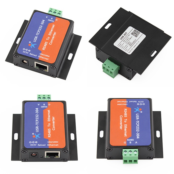 USR-TCP232-304 RUSR-TCP232-302 S485 to TCP/IP Ethernet Server Converter ...