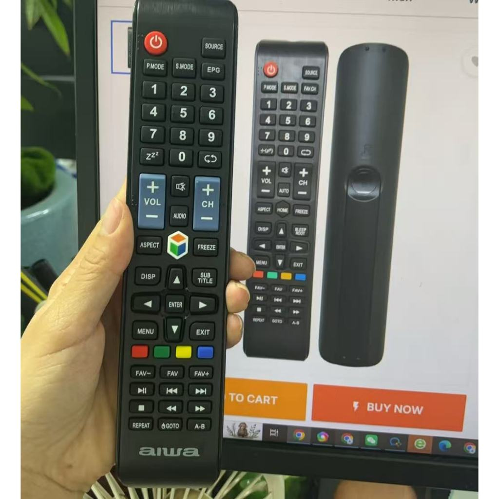 AIWA TV Remote Control AIWA DS Series Replacement JU50DS300S JU50DS700S ...