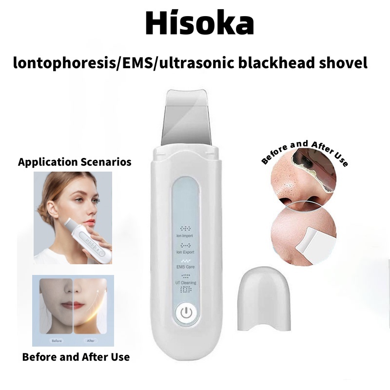 Hisoka ultrasonic skin Scraper Blackhead Remover Acne Remover Facial ...