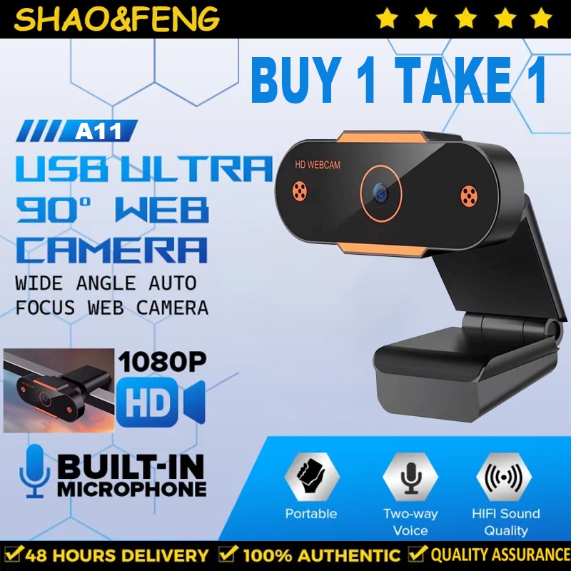 1080P Full HD Webcam Video Call For PC Laptop With Microphone Home USB ...