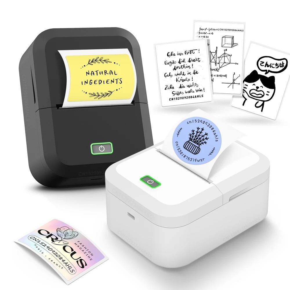 Marklife X2 No Ink Printing Mini Printer Pocket Portable Thermal Label ...