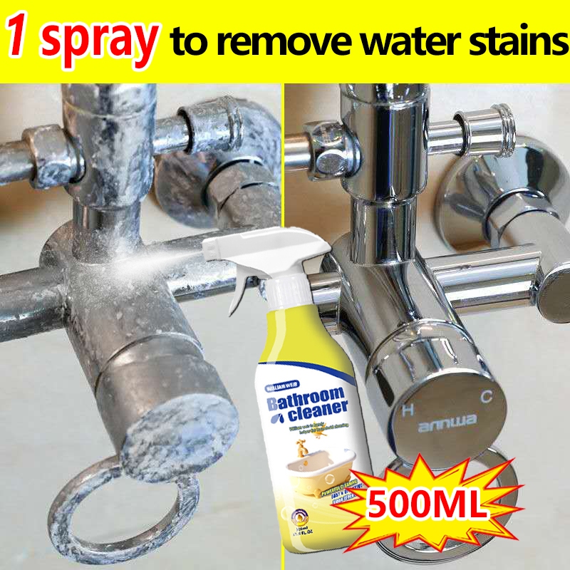 Bathroom cleaner 500ml Scale Remover Spray Removes water stains House ...