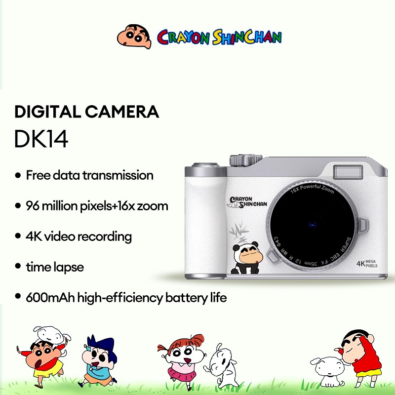 Disney&Crayon Shin chan DK14 Digital Camera 9600W Pixel Front And Rear ...