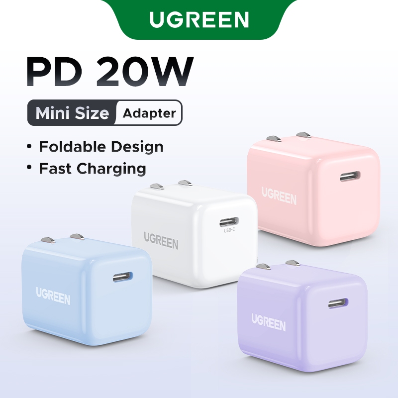 UGREEN 20W Type C PD Colorful Charger for SAMSUNG S21 Power Delivery Fast  Charger for SAMSUNG