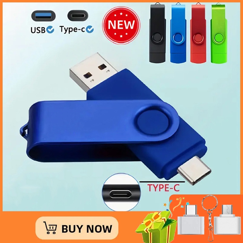 TYPE-C & USB3.0 Two-In-One Flash Memory Driver 128GB 512GB 256GB 1TB ...