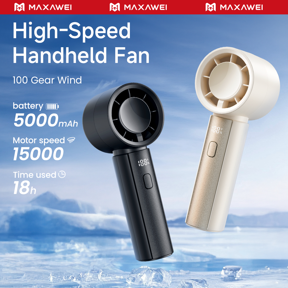 【MAXAWEI】Ultra-mini handheld fan, portable turbine bladeless na disenyo ...