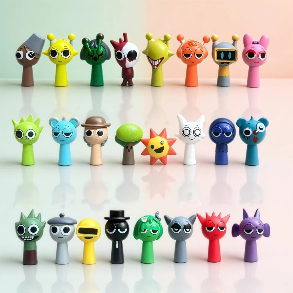 Sprunki Action Figure Set Sprunki Incredibox Toys Decorative Ornaments ...