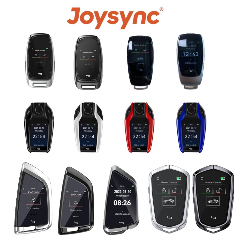 Joysync Universal Car LCD Smart Key–Upgrade Digital Remote with IPS ...