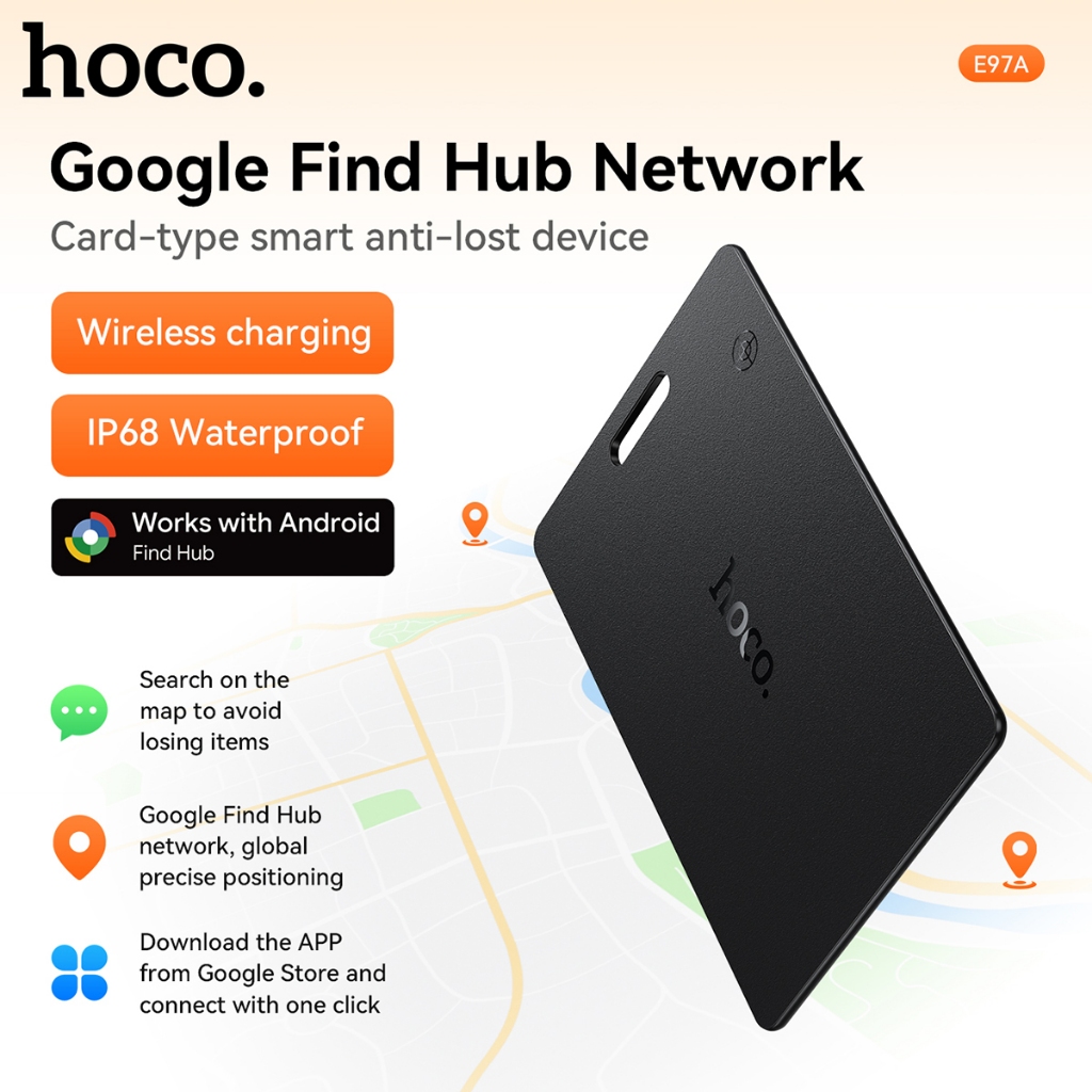 [for Android] HOCO E97A Card Type Smart Positioning Anti-lost Device ...