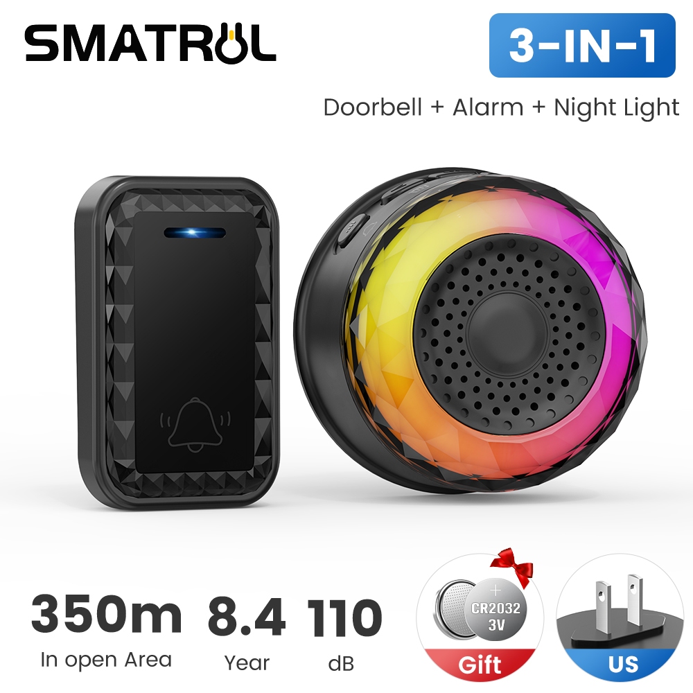 Ring Chime Ring Doorbell Home SMATRUL Wireless Doorbells Door Bell