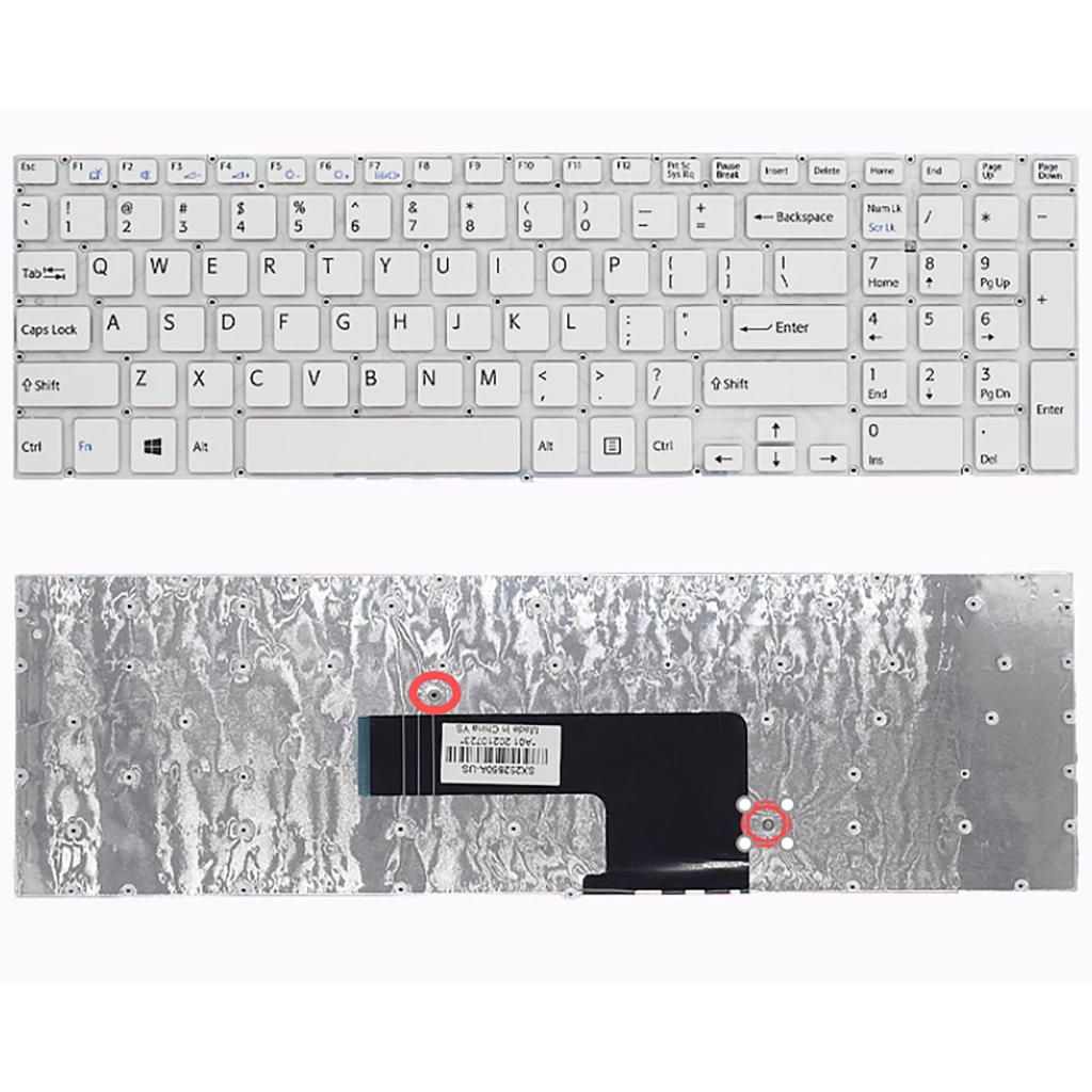 US layout for SONY SVF15 SVF152C29W SVF152a23t SVF153a1qt SVF15327scp ...