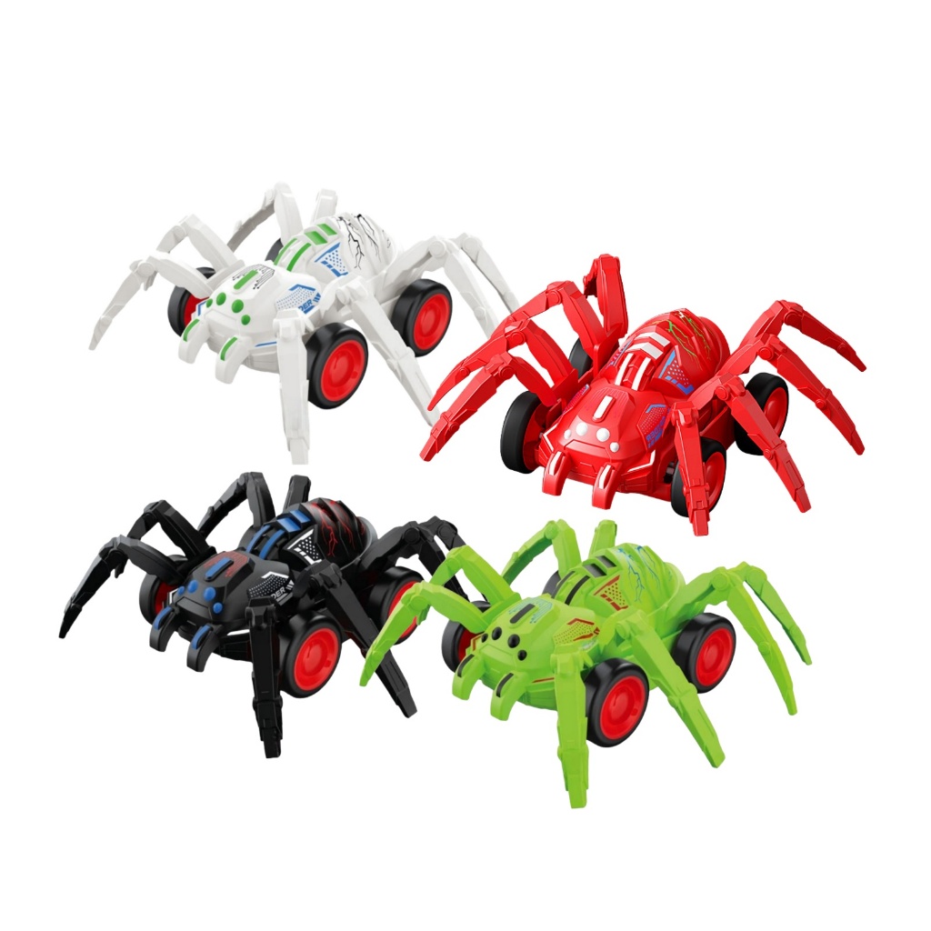 4PCS Inertia Car Toy, Spider Car Children Racing Car Vehicle Toy for ...