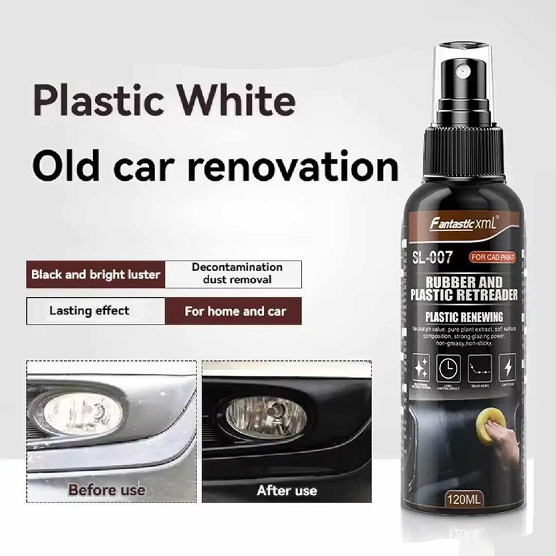 Car Plastic Restorer Back To Black Gloss Cleaning Auto Polish Repair ...