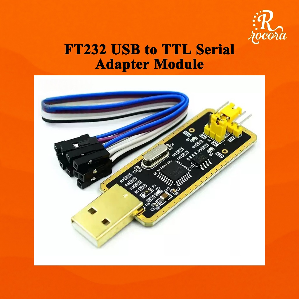 FT232 USB to TTL Serial Adapter Module FT232BL/RL Chip USB to UART ...