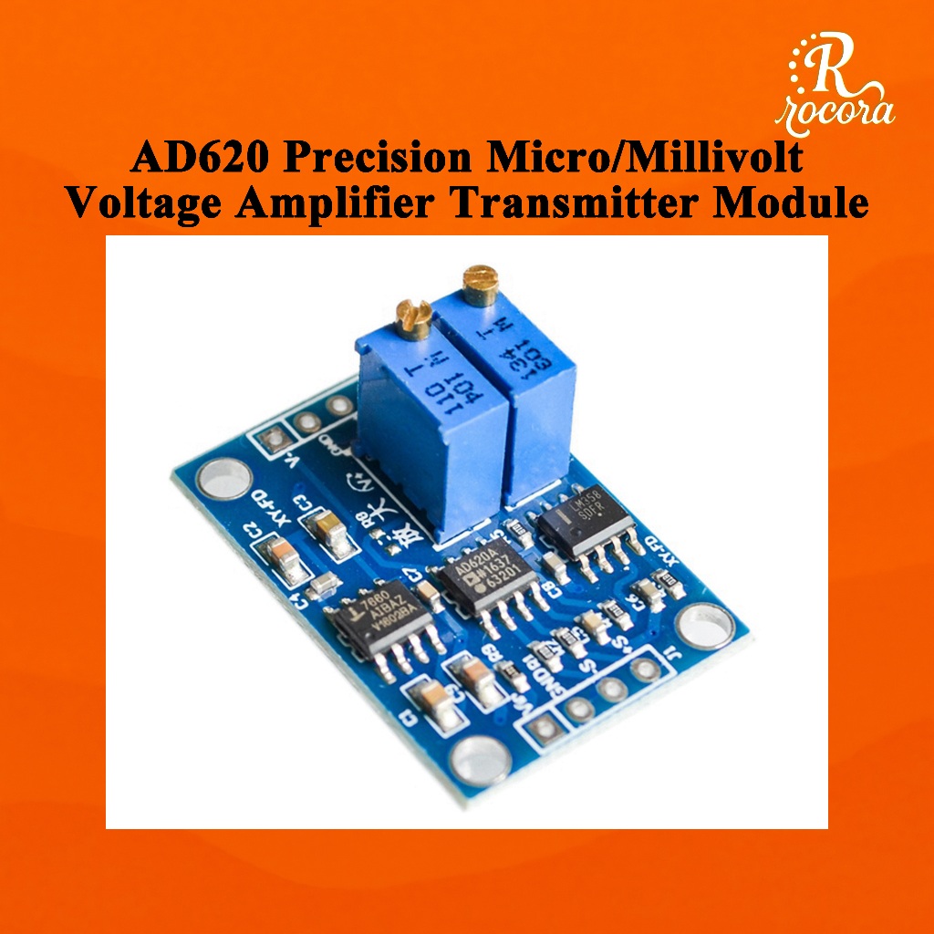 AD620 Precision Microvolt Millivolt Voltage Amplifier Small Signal ...