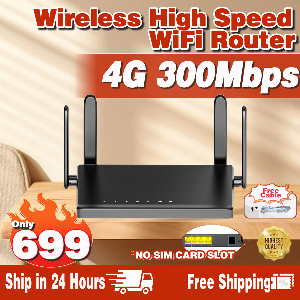 NBKEY WiFi router 300Mbps wireless router 4G Fast Ethernet | Shopee ...