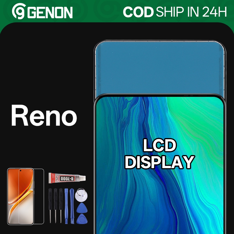 Genon AMOLED LCD for Oppo Reno / Reno 5G LCD Display Touch Screen ...