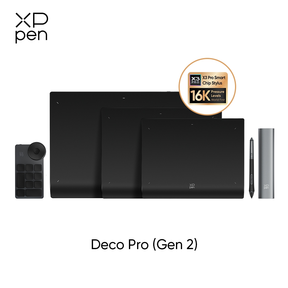 XPPen Deco Pro (Gen 2) Graphics Tablet World First 16K Pressure Levels ...