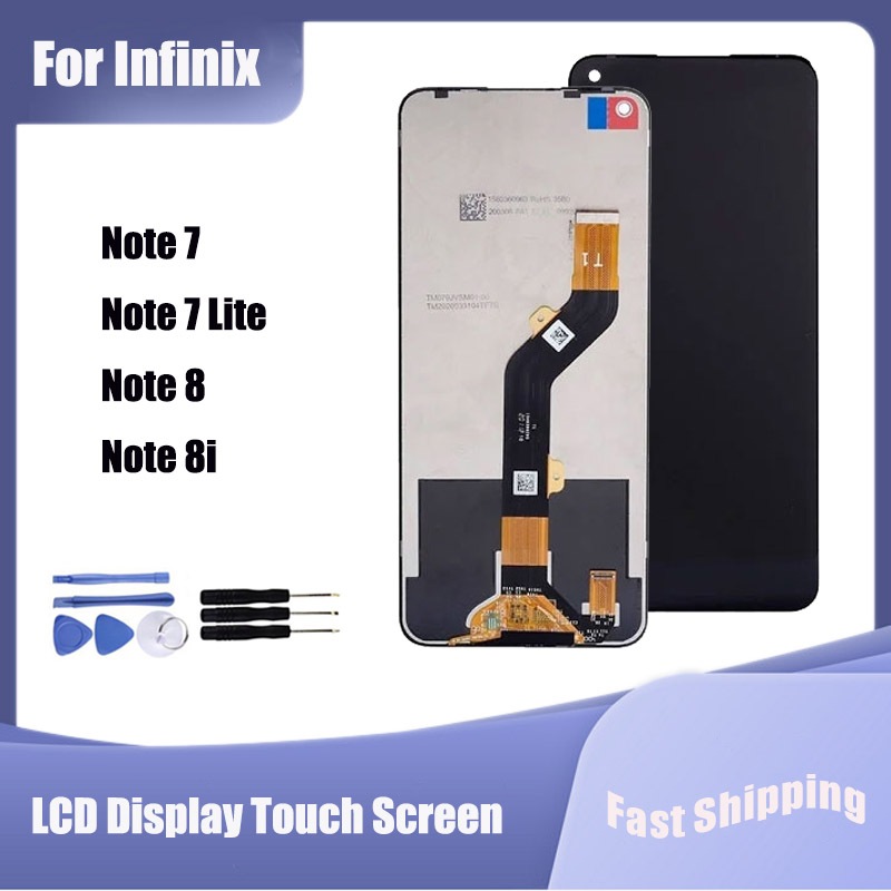 For Infinix Note 7 Note 7 Lite Note 8 8i LCD Display Touch Screen ...