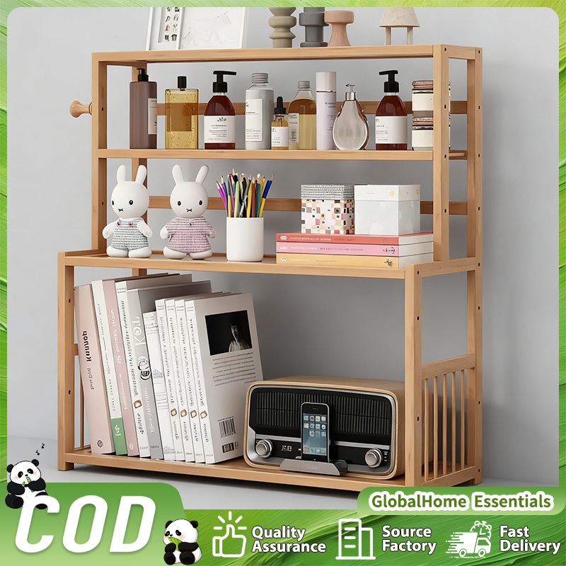 2/3/4Layers Table Storage Rack Wooden Kitchen Seasoning Rack multi ...